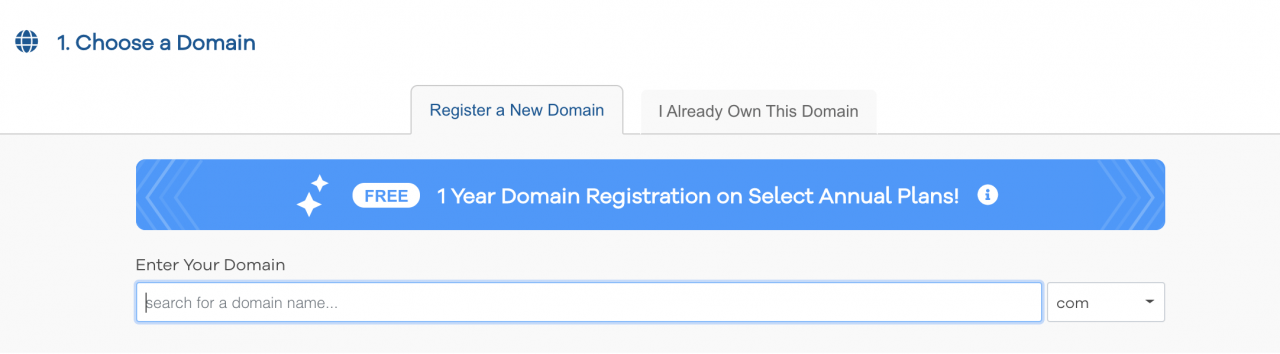 Choose a Domain